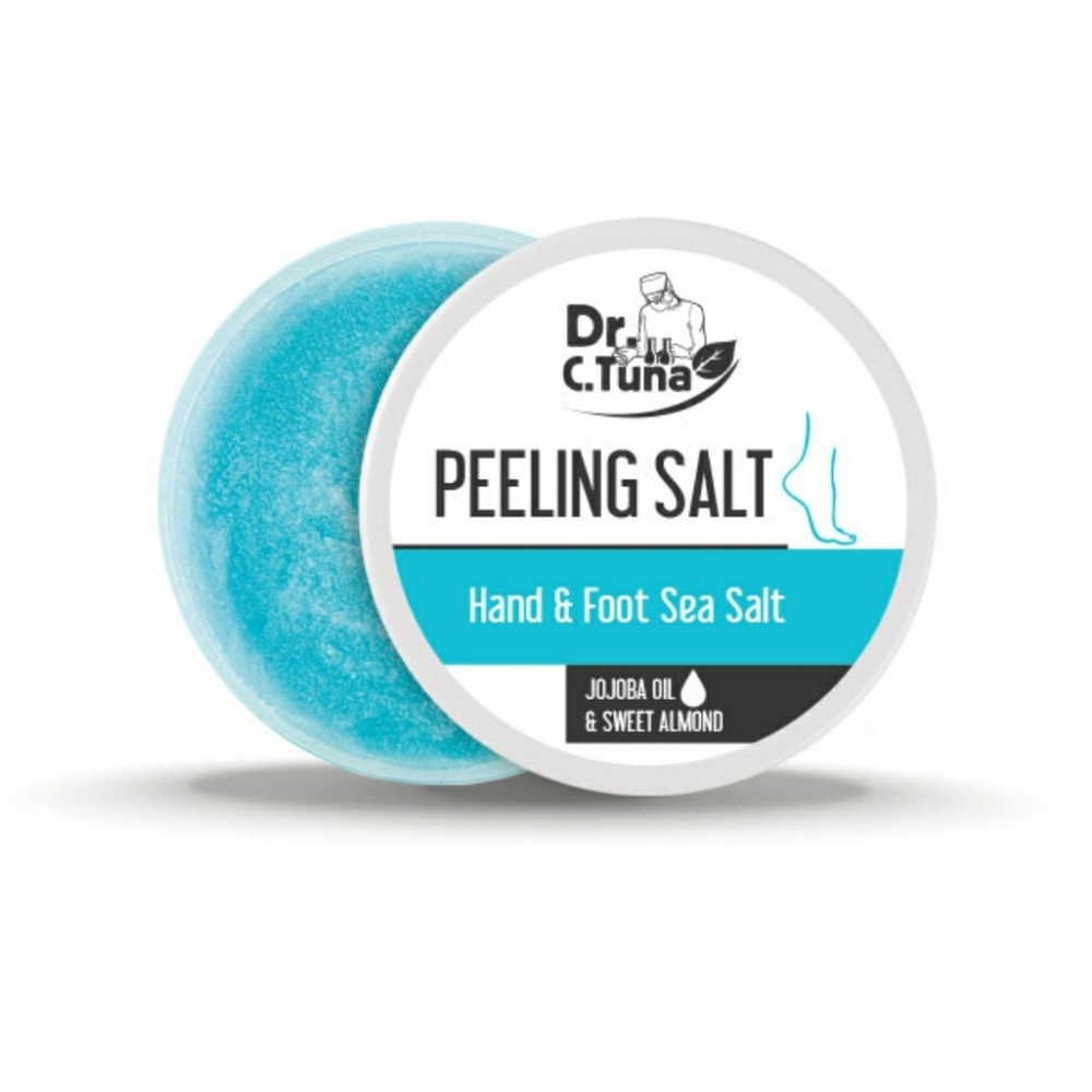 DR C TUNA PEELING SALT HAND & FOOT SEA SALT 250 ML